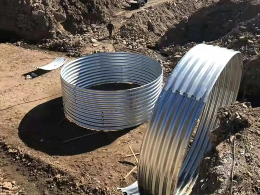 Corrugated culvert