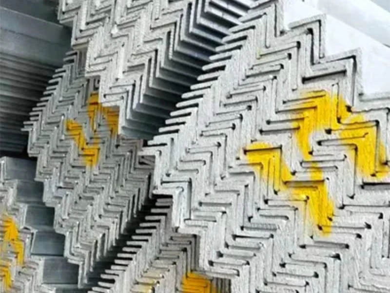 Hot-Rolled Structural Iron Angle Bar Q235 Q345 S235 S275 S355 Ms Steel Angle Section Galvanized Angle Bar