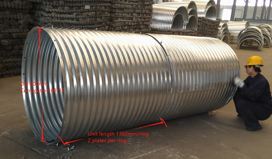corrugated steel pipe 