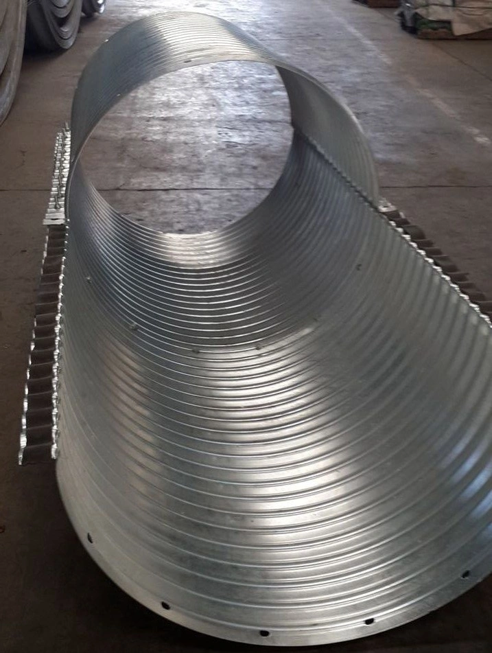 The Construction Technology of Metal Culvert Seel Pipe