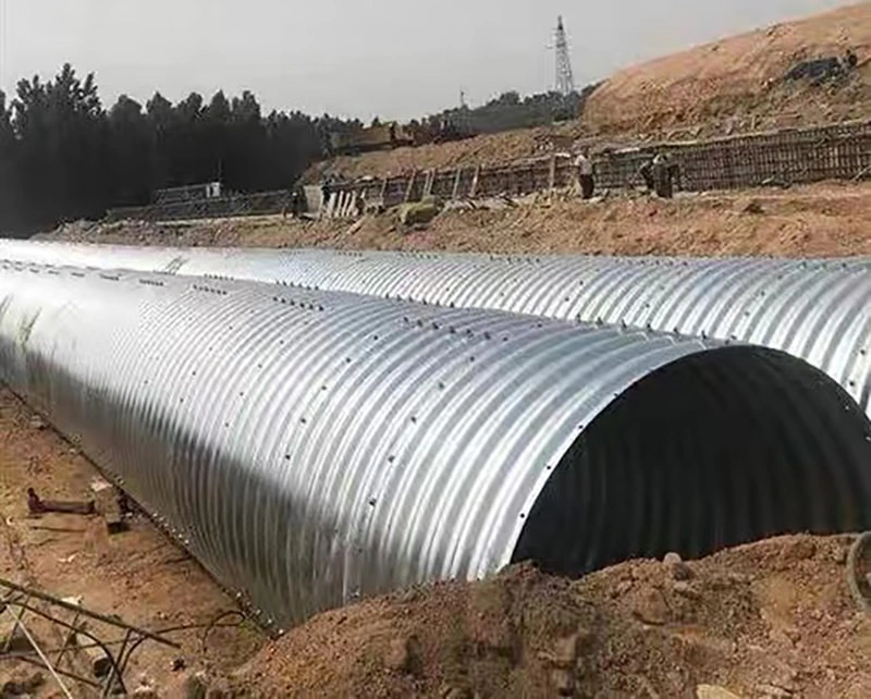 New production plan: GI Corrugated Culverts pipes New production plan: GI Corrugated Culverts pipes