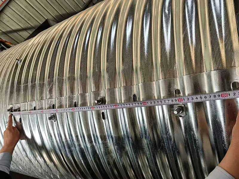 New production plan: GI Corrugated Culverts pipes New production plan: GI Corrugated Culverts pipes