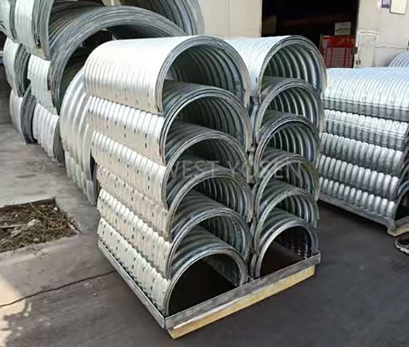 Corrugated pipe culvert is also called metal corrugated pipe culvert or steel corrugated culvert Corrugated pipe culvert is also called metal corrugated pipe culvert or steel corrugated culvert