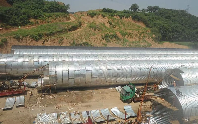 Corrugated culvert pipe